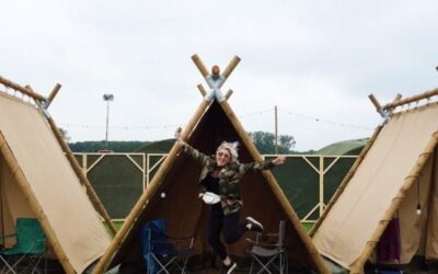 Het festival seizoen is in full swing en ik ging glamperen!