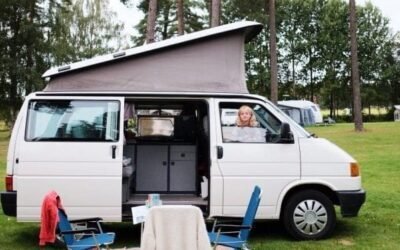 Holsljunga camping och café, kleine camping in Zweden met groots uitzicht