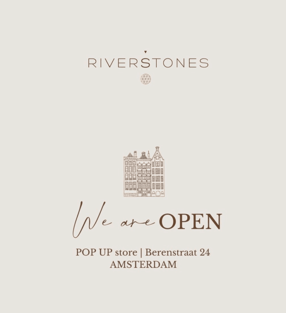 POP UP store Amsterdam riverstones