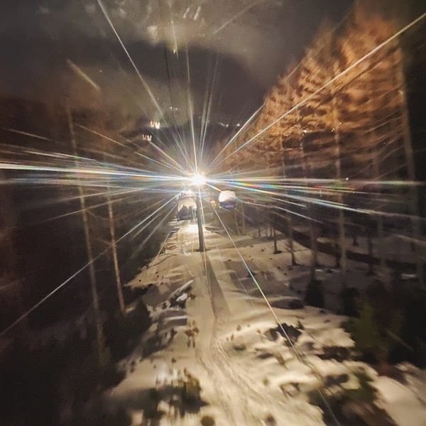 Nachtelijk sleeën iN Ehrwald