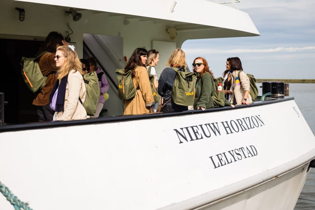 Met de boot naar de Marker Wadden vanuit Lelystad