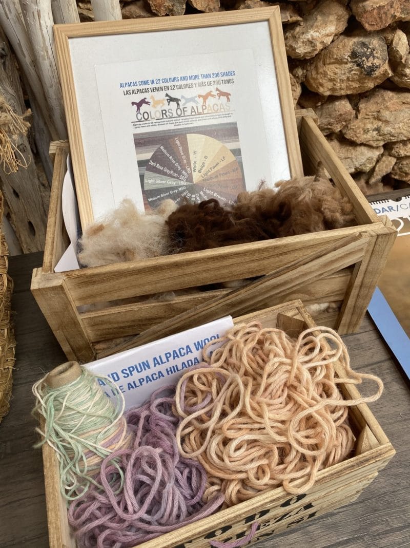 Handgemaakte accessoires van alpacawol