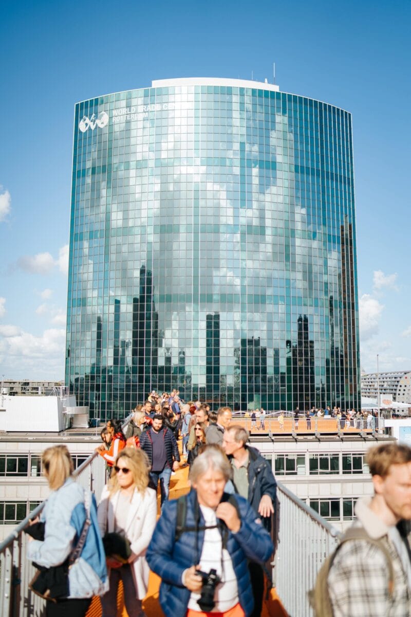 Zicht op het Depot Rotterdam