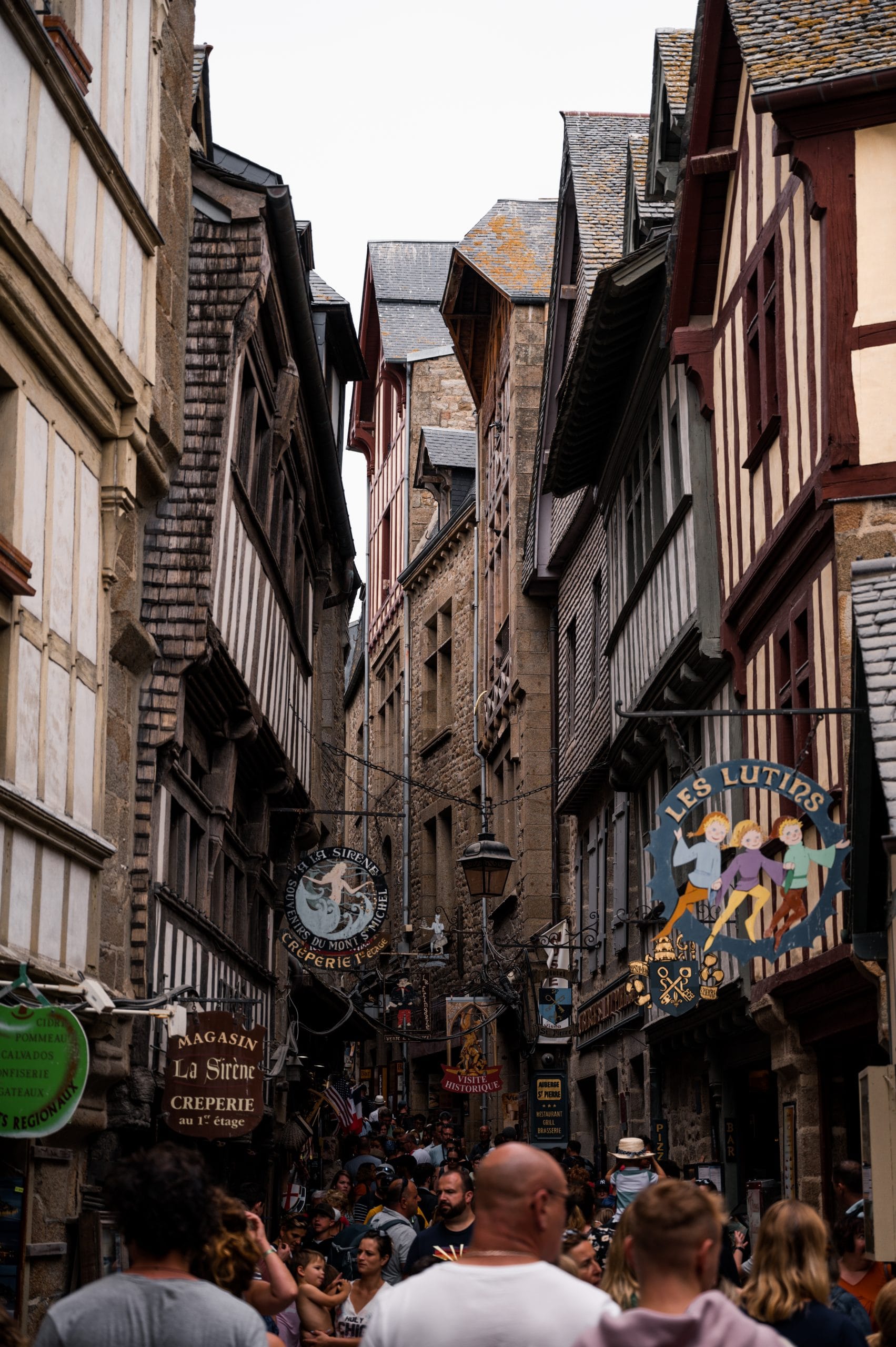 La Grande Rue - toeristisch Mont Saint-Michel