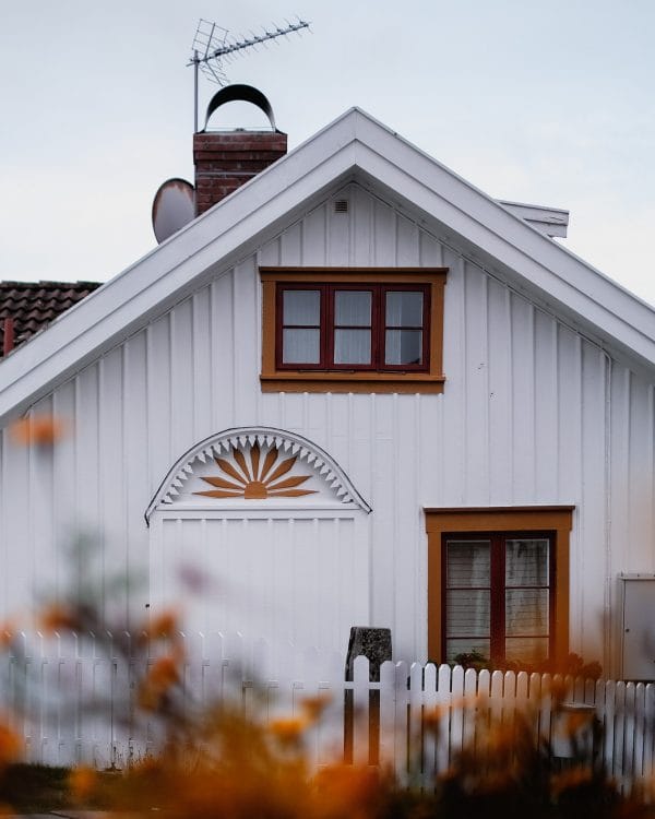 Herfstkleuren bij de vakantiehuisjes Fjallbacka