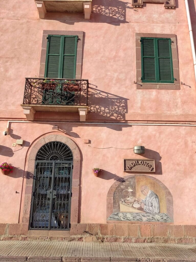 De straten van Bosa, Sardinië