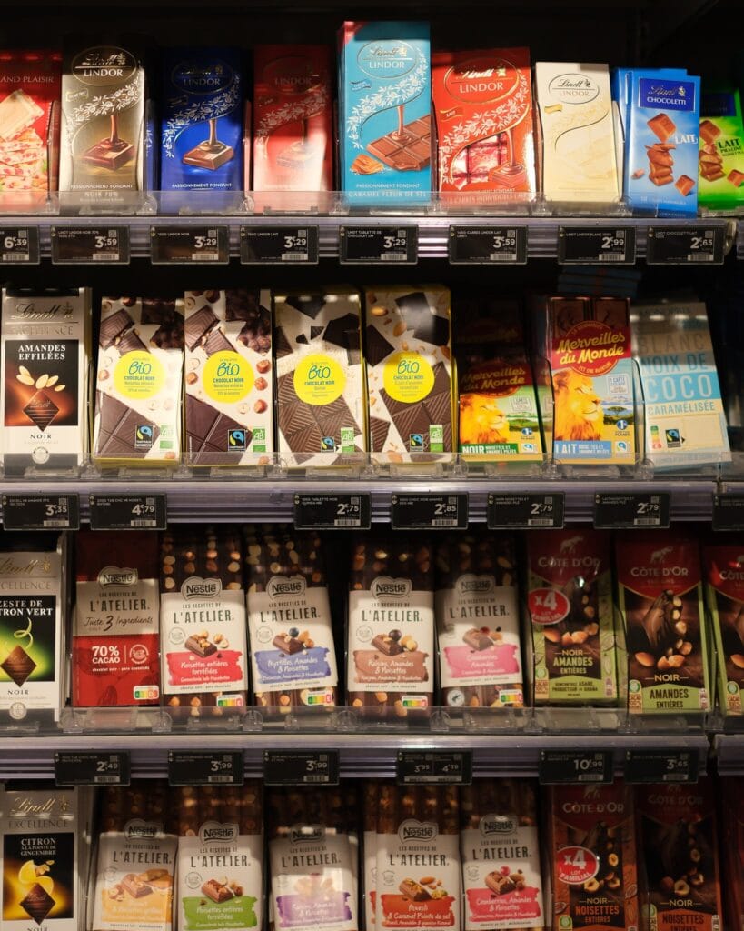 Chocola bij Monoprix - Franse souvenirs kopen bij Monoprix