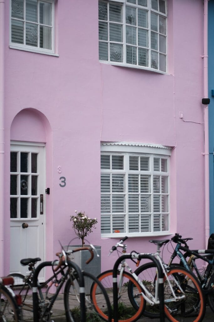 Kleurrijke huizen in Brighton