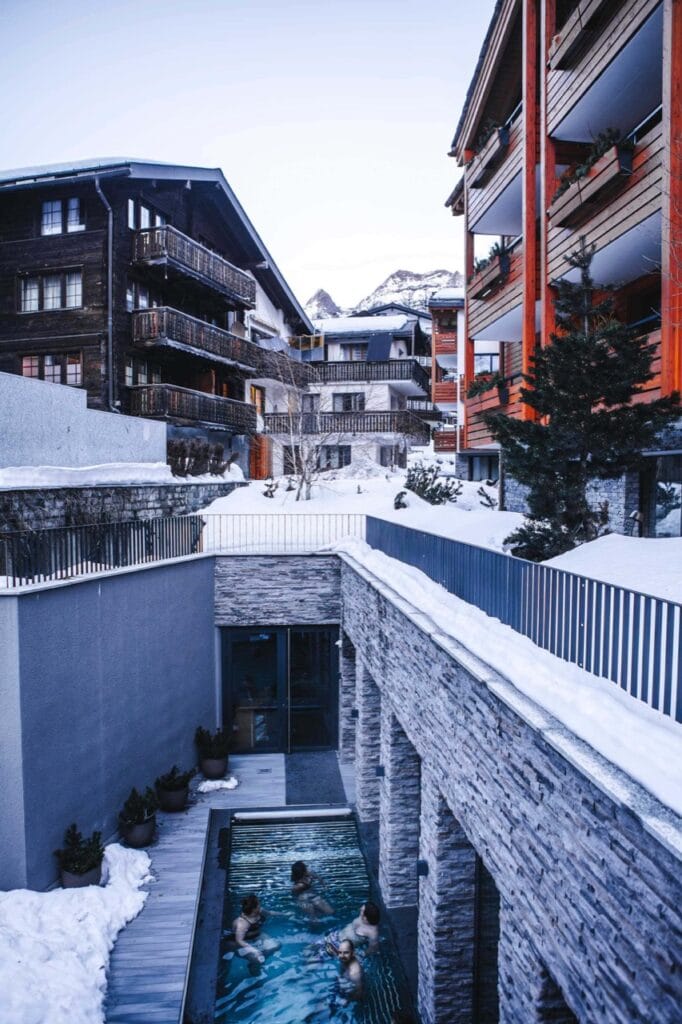 SPA van Hotel Capra in Saas Fee, Zwitserland
