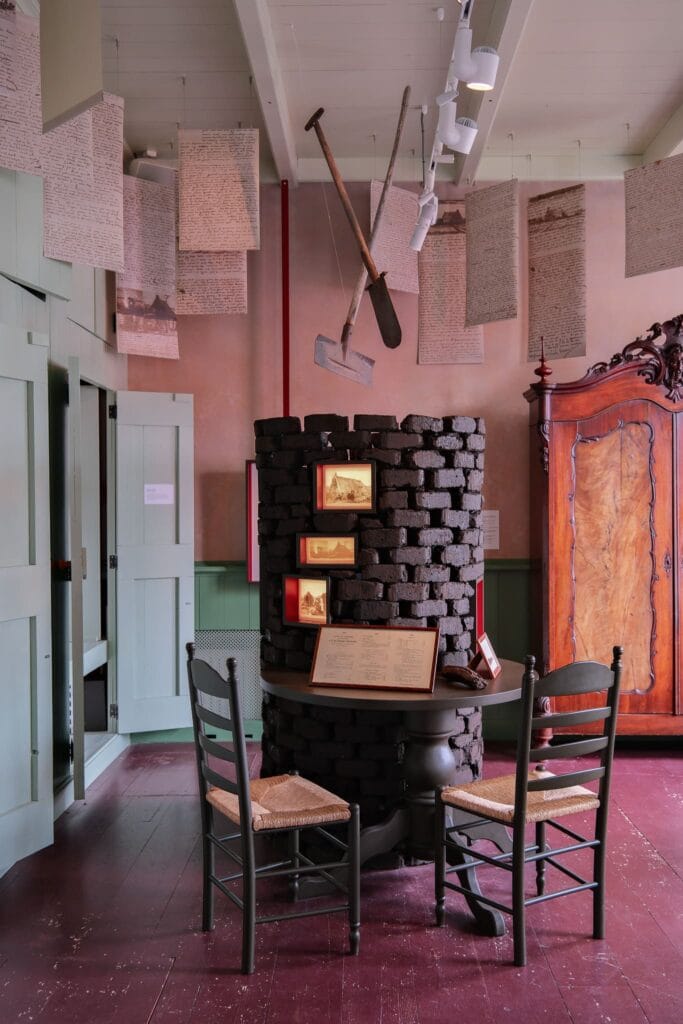 Van Gogh Huis Drenthe in Nieuw-Amsterdam gelagkamer