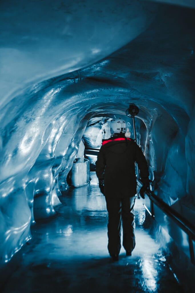 Glacier cave Titlis