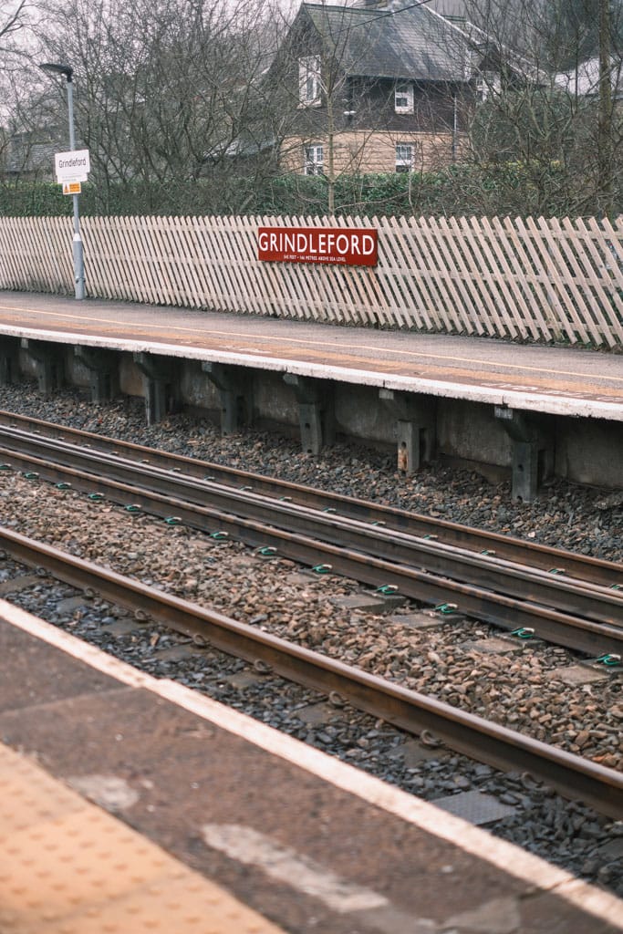 Grindleford Staion - Met de trein naar Manchester en het Peak District