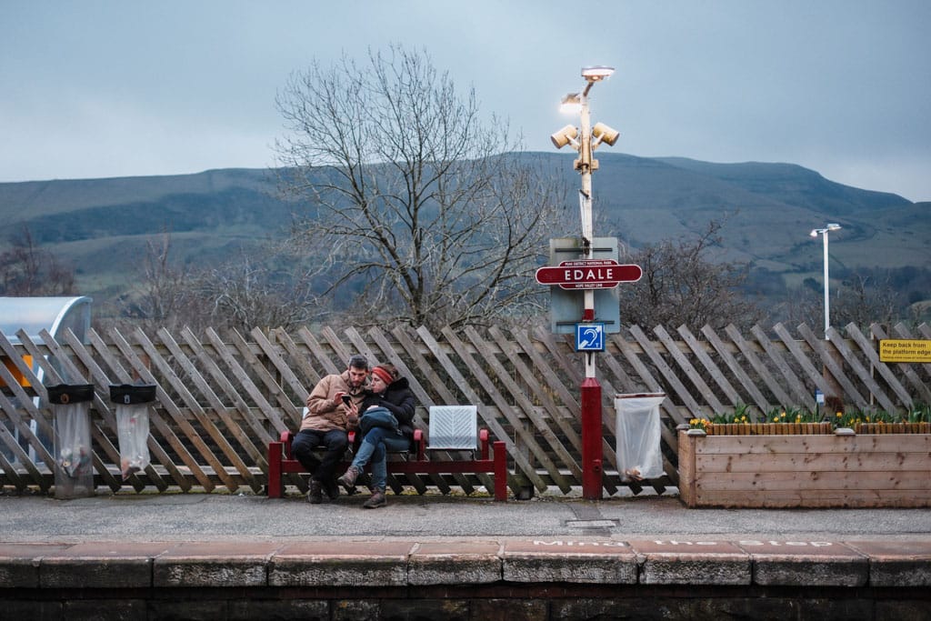 Station Edale Peak District - Met de trein naar Manchester en het Peak District