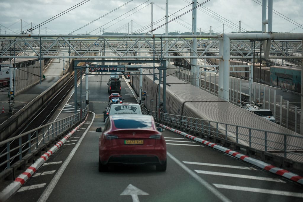 LeShuttle oprijden - Met LeShuttle van Calais naar Folkestone in 35 minuten