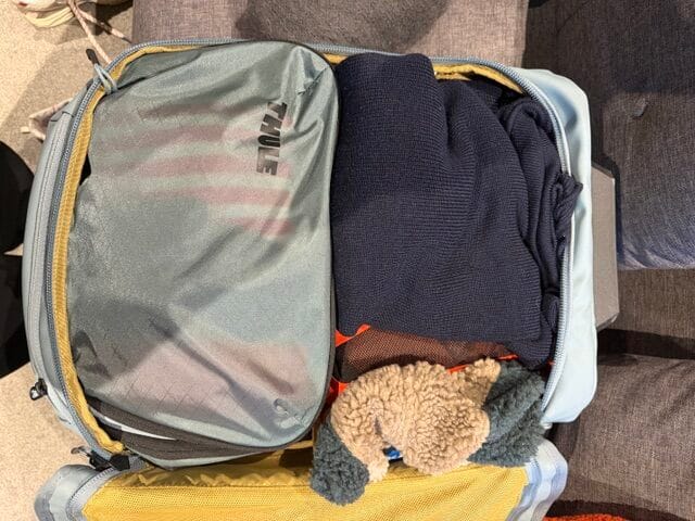 Thule Packing Cubes rotated - Thule Chasm review: backpack, packing cubes en duffel trolley getest