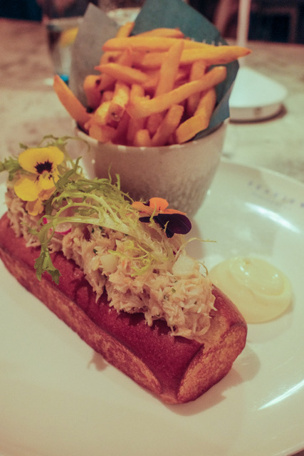 Brioche met krab