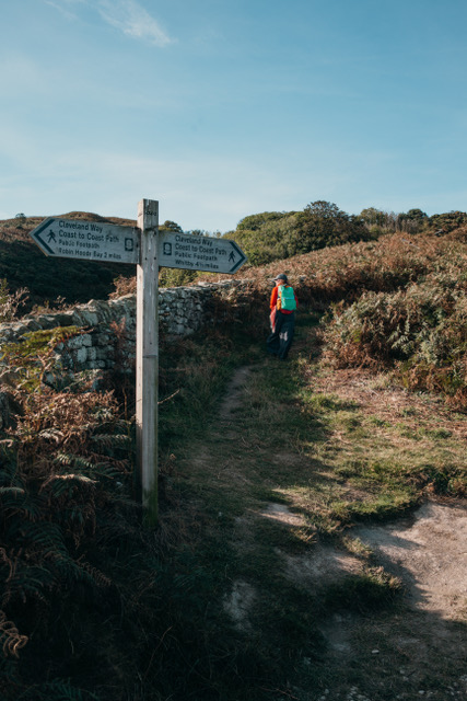 Cleveland Way bordjes - North Yorkshire in 4 dagen: wandelen en roadtrippen